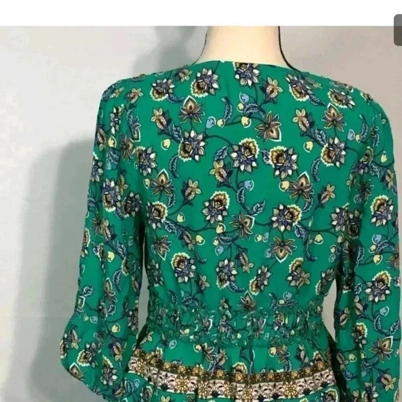 Mi Ami floral blouse small green - Picture 2 of 2
